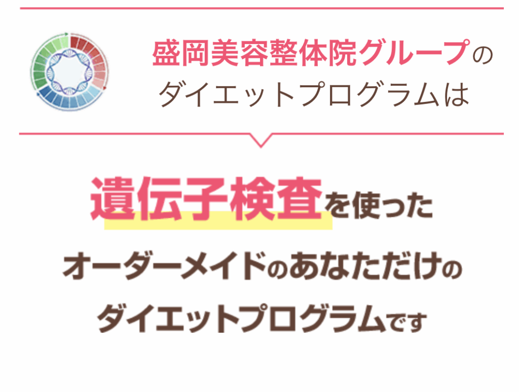 盛岡美容整体院の遺伝子ダイエットプログラム